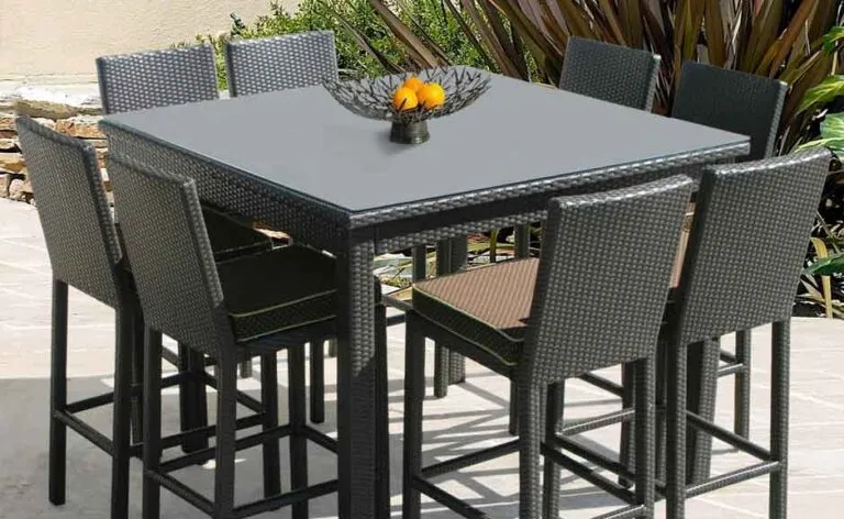 WICKER DINING SET